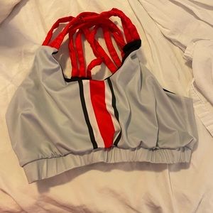 Bend active OHIO state sports bra